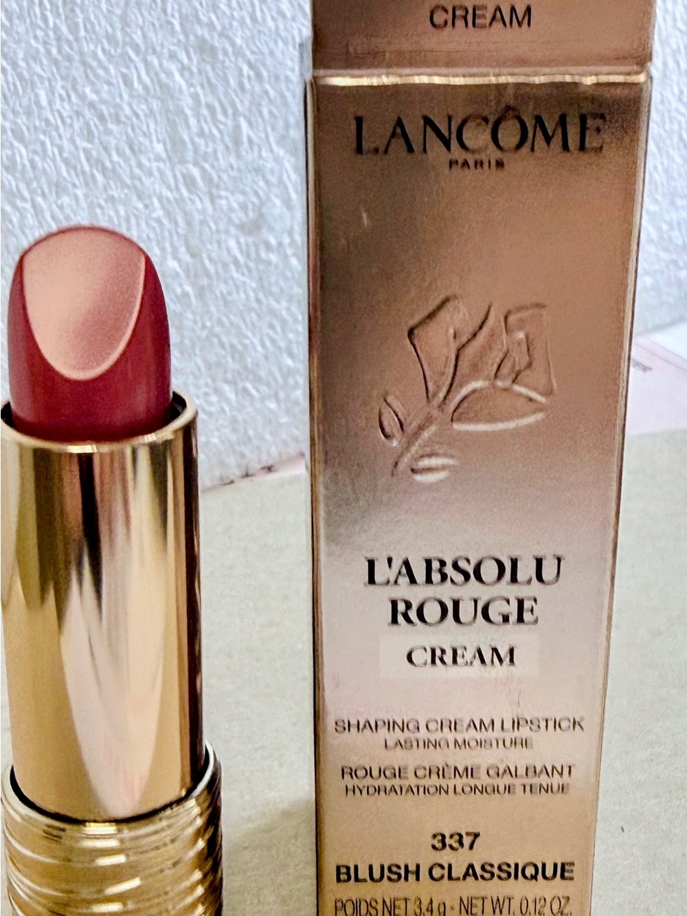 Lancôme L'Absolu Rouge Cream Lipstick - Blush Classique (337)